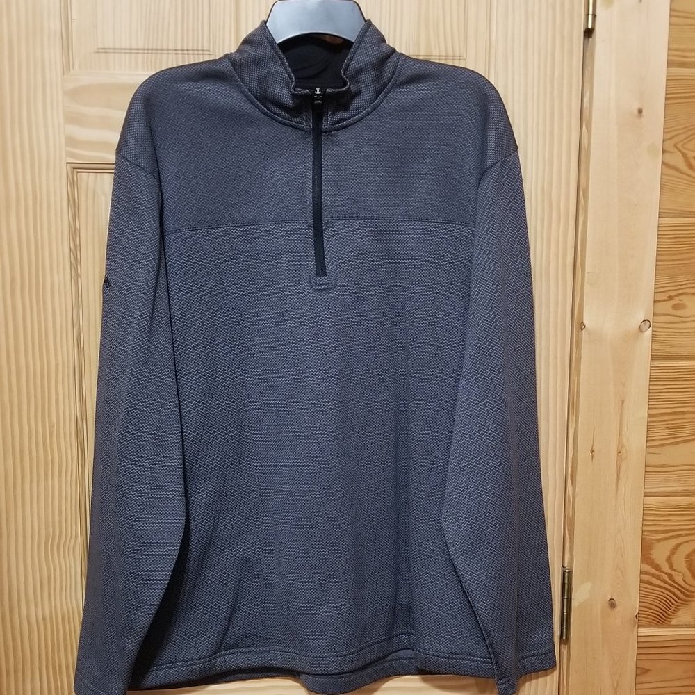 Mens Callaway Fleece Lined 1/4 Zip Pullover w/Pockets Golf